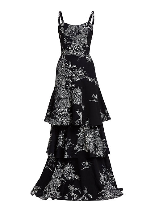 Ruffled Floral Elegance