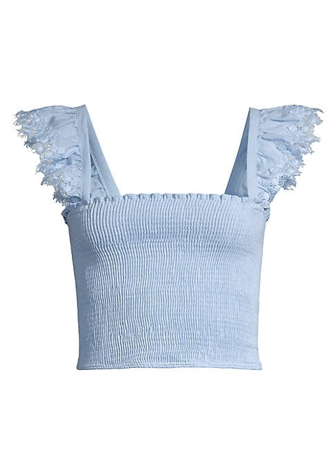Lace Ruffle Tank