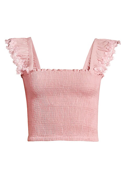 Ruffled Lace Tank