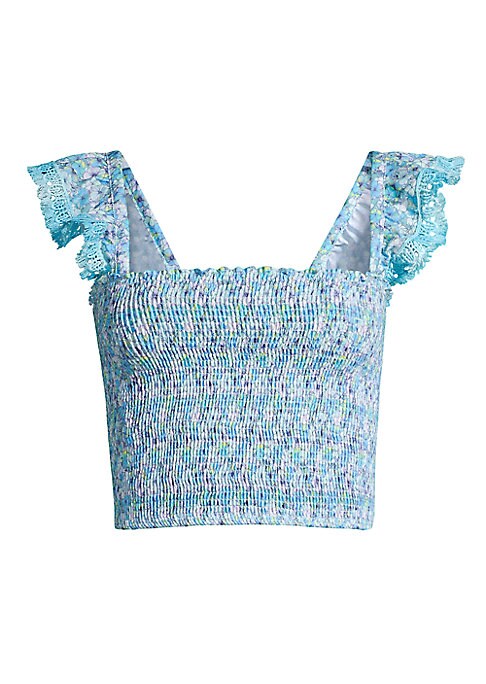 Ruffled Lace Tank Top