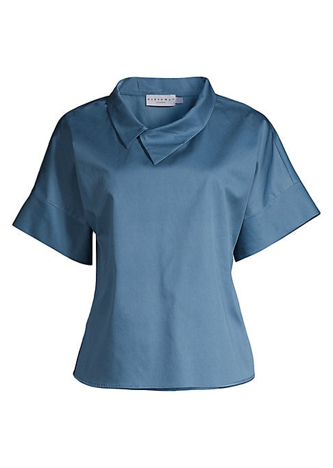 Chic Asymmetric Cotton Top