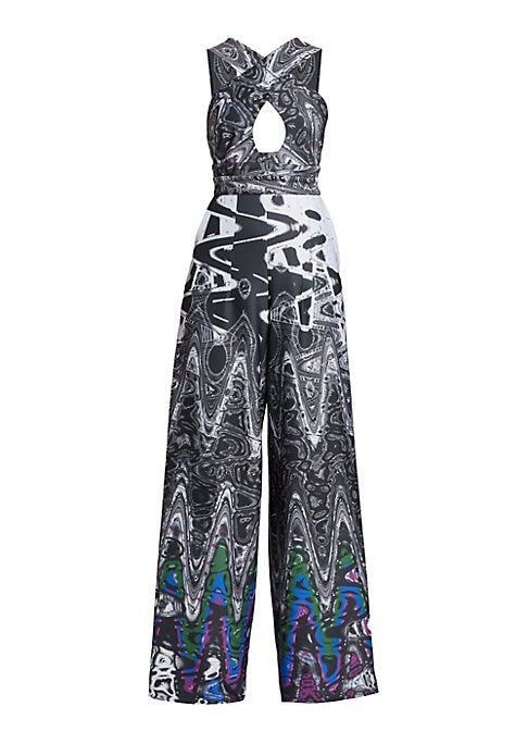 Flare Cut-Out Jumpsuit