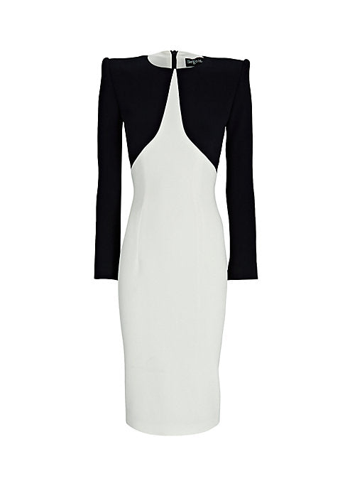 Dramatic Two-Tone Dress