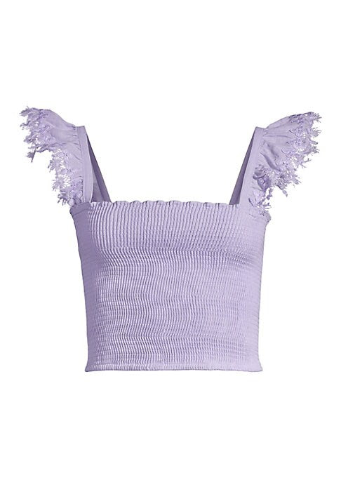 Ruffled Lace Top