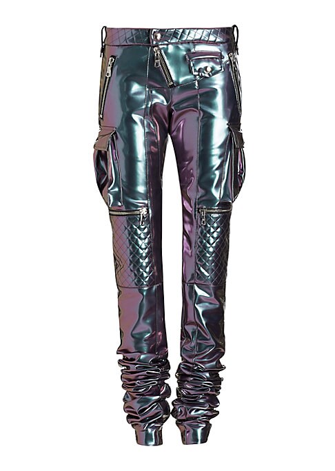 Iridescent Moto Leggings
