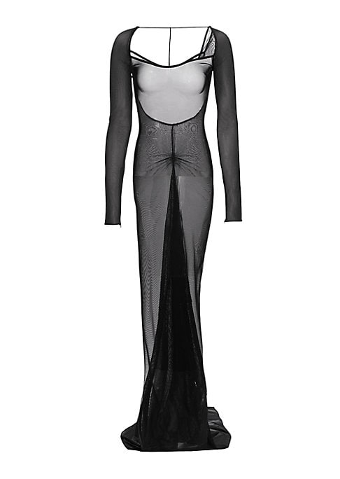 Sheer Elegance Gown