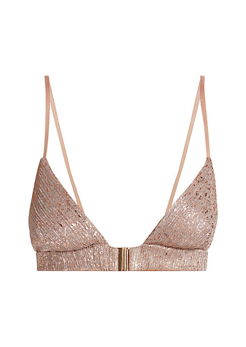 Shimmering Triangle Bra