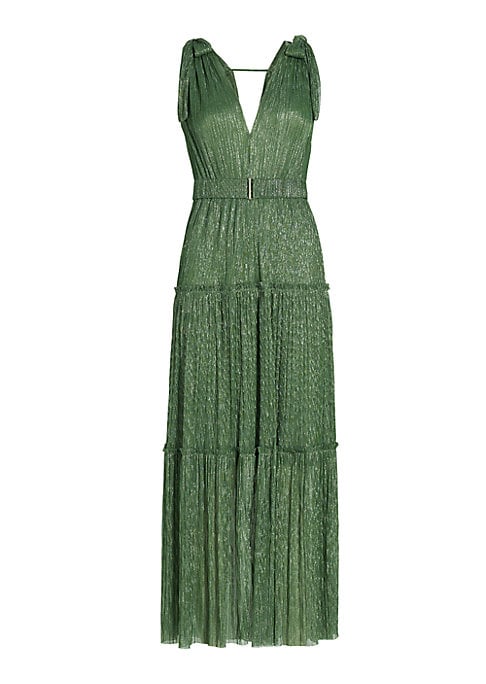 Shimmering Tiered Maxi Dress