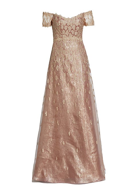 Glistening Chiffon Evening Dress