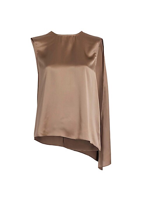 Cape-Back Silk Elegance