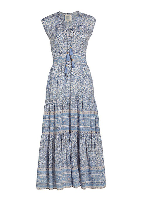 Charming Print Maxi Dress