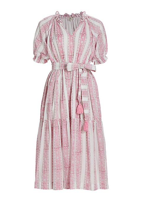 Floral Ruffle Midi Dress