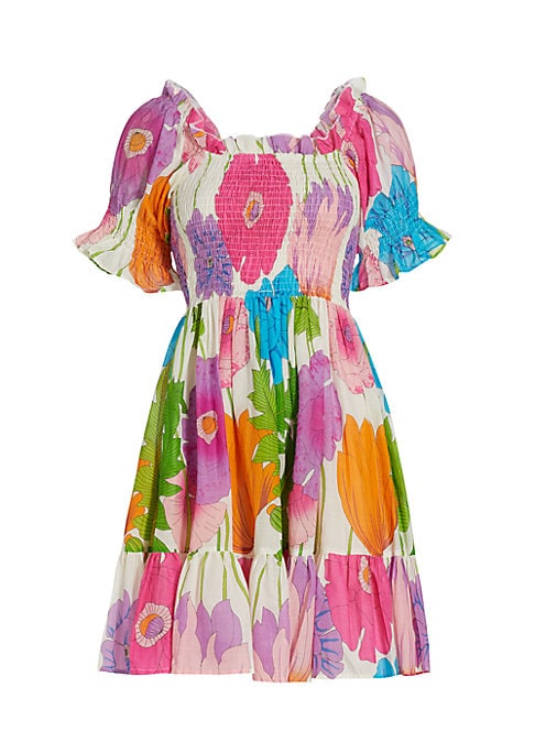 Floral Puff Sleeve Dress