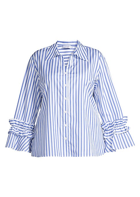Striped Ruffle Shirt