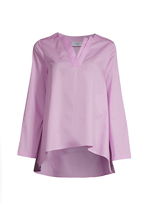 Layered Cotton Tunic Top