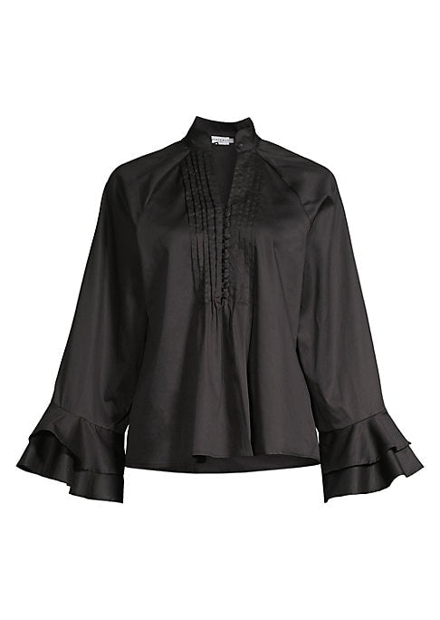 Ruffled Bell Sleeve Top