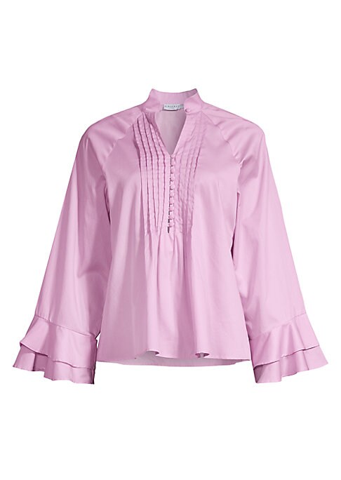Ruffled Cotton Elegance Blouse
