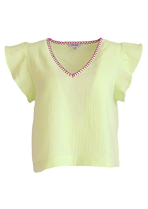 Ruffled Elegance Tee