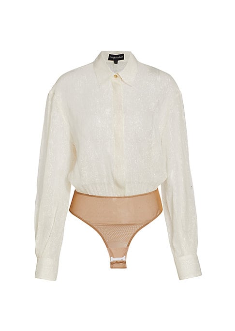 Shimmering Silk Bodysuit