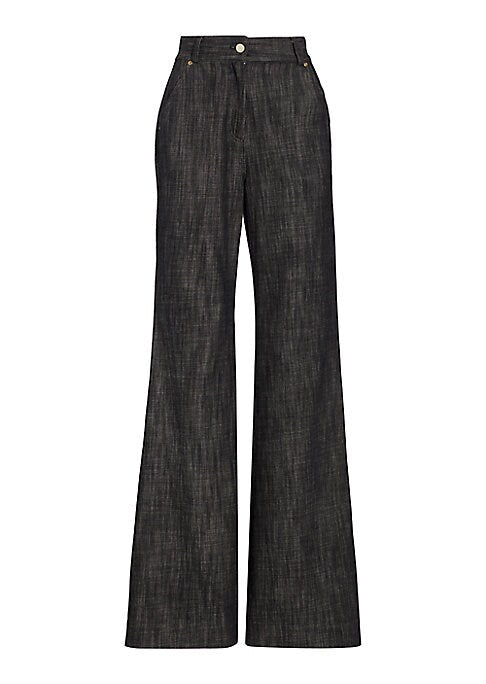 Flare Denim Trousers