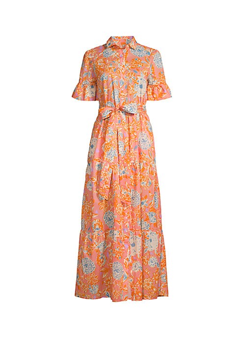 Floral Ruffle Maxi Dress