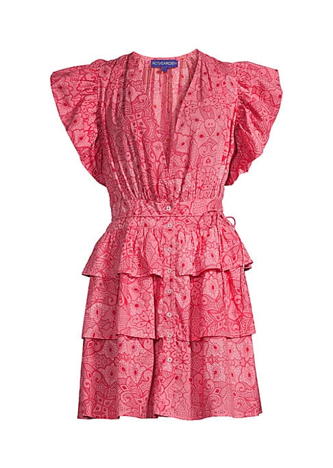 Floral Flutter Mini Dress