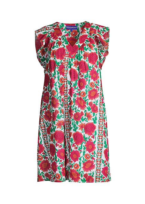 Floral Ruffle Mini Dress