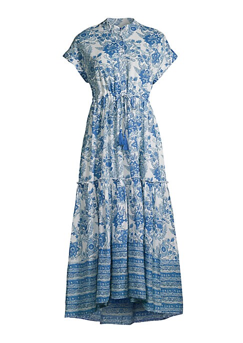 Floral Tiered Midi Dress