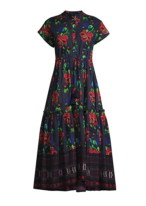 Floral Fit-and-Flare Dress