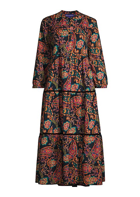 Paisley Velvet Maxi Dress
