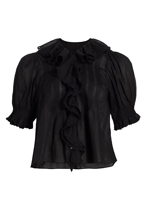Ruffled Puff Chic Top