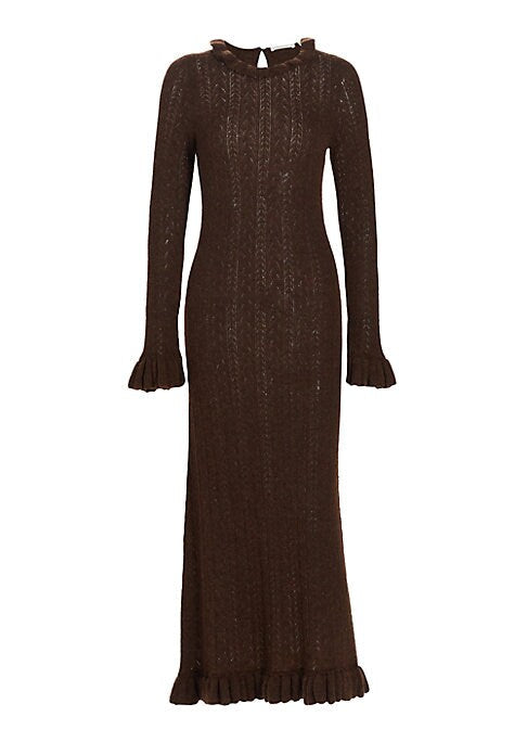 Alpaca Knit Maxi Dress