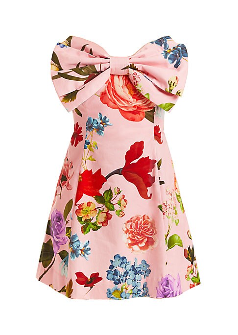 Floral Bow Minidress