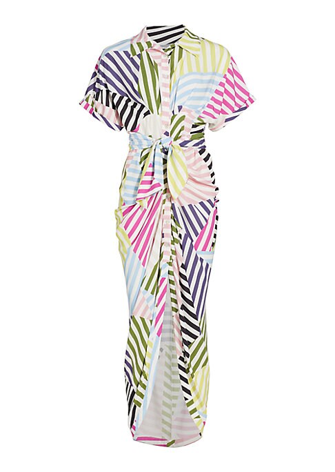 Chic Tie-Front Day Dress
