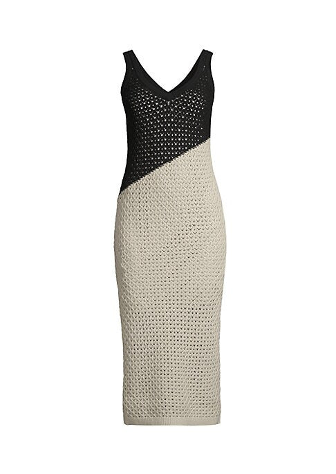 Chic Mesh Midi Dress