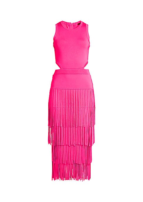 Fringe Swing Midi Dress