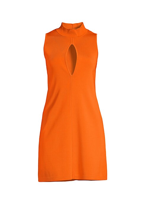 Keyhole Mock Minidress