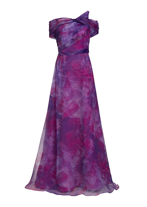 Lustrous V-Back Gown