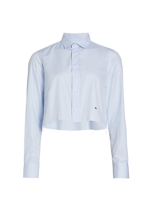Raw Edge Button-Up
