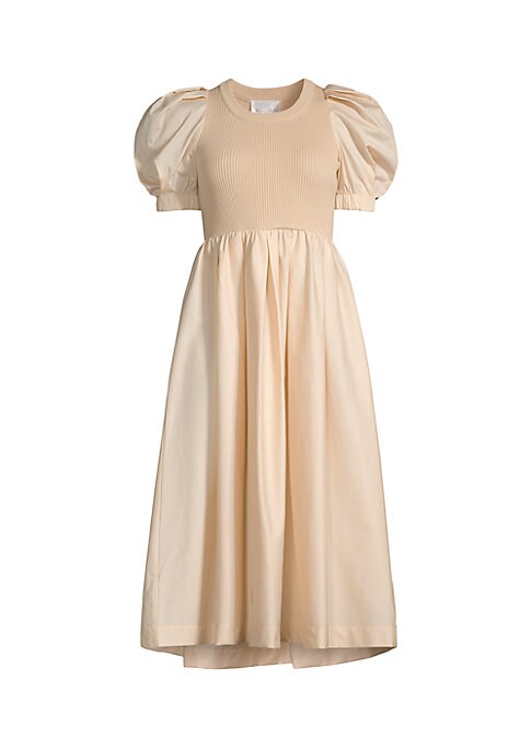 Chic A-Line Midi Dress