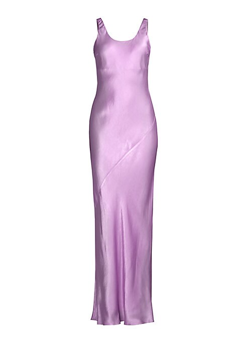 Satin Elegance Maxi Dress