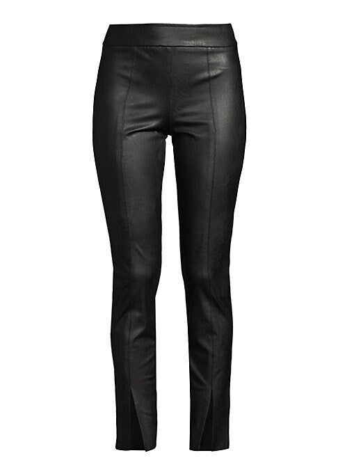 Chic Faux Leather Trousers