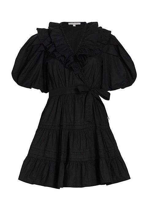 Puff Sleeve Cotton Dress