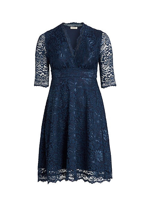 Scalloped Elegance Dress