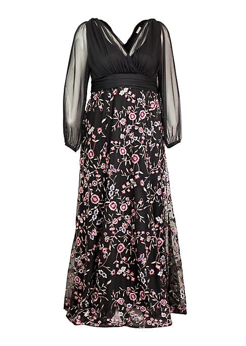 Floral Elegance Gown