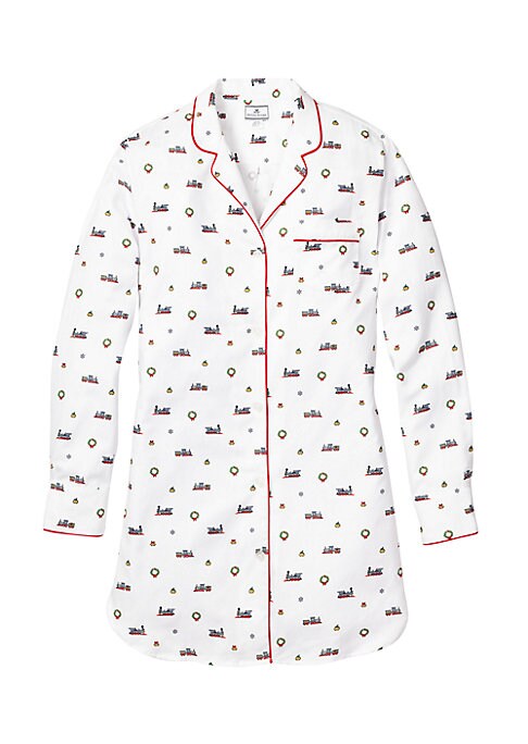 Snowy Train Dreams Nightshirt