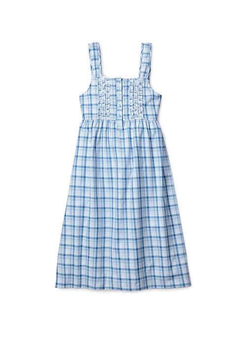 Plaid Ruffle Nightgown