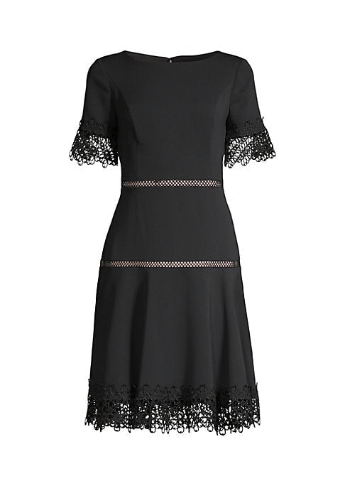Floral Lace Flare Dress