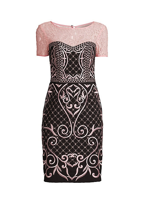 Lace Yoke Elegance Dress