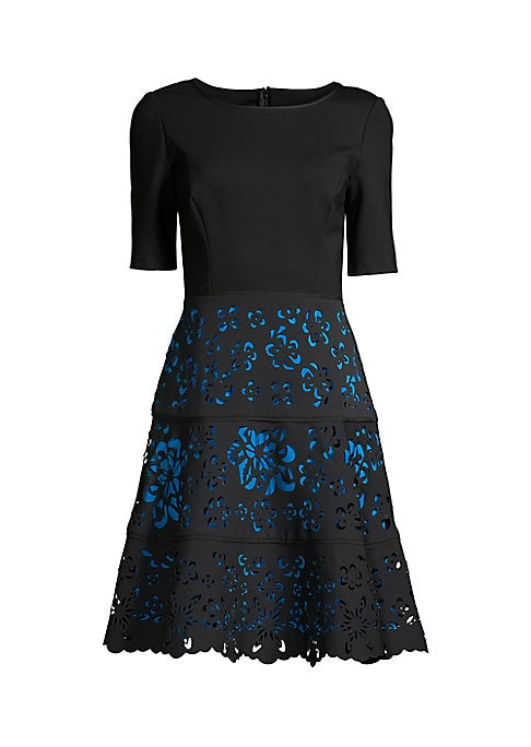 Chic Laser Cut Dress